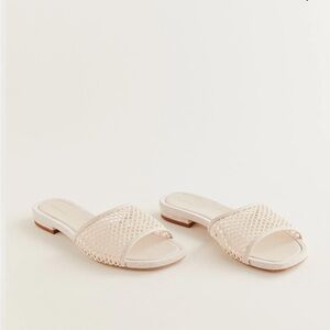 Reformation Eliza Sandal Size 9 Ivory